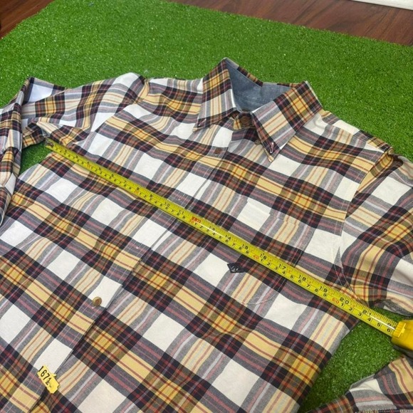 Roper Men's Size MED Western Plaid Button Up Cowboy Rodeo Long Sleeve - Picture 3 of 8